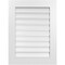 Ekena Millwork Vertical Surface Mount PVC Gable Vent: Functional, w/ 3-1/2"W x 1"P Standard Frame, 24"W x 32"H GVPVE24X3201SF - alternate 1